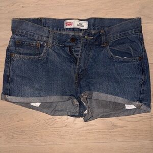 Levi's Women's Classic Blue Jean Shorts